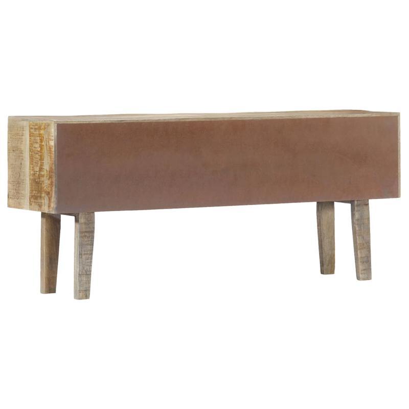 Massief Houten Dressoir – Sideboard – Opbergkast – Kast – Balie – Massief Mangohout – 140x30x60 cm – Verwijderbare Opbergruimte