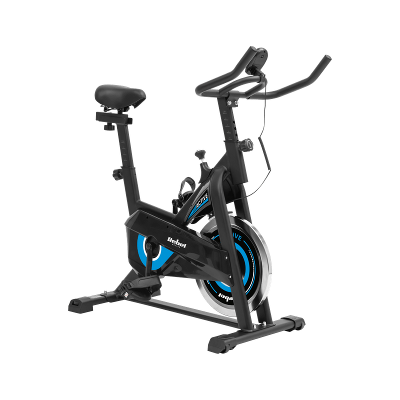Spinningfiets – Hometrainer – Trainingsfiets – Fitnessfiets – Spinningtrainer – Verstelbaar Stuur en Zadel – 5 kg Vliegwiel met LCD-Scherm