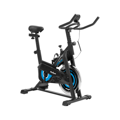 Spinningfiets – Hometrainer – Trainingsfiets – Fitnessfiets – Spinningtrainer – Verstelbaar Stuur en Zadel – 5 kg Vliegwiel met LCD-Scherm
