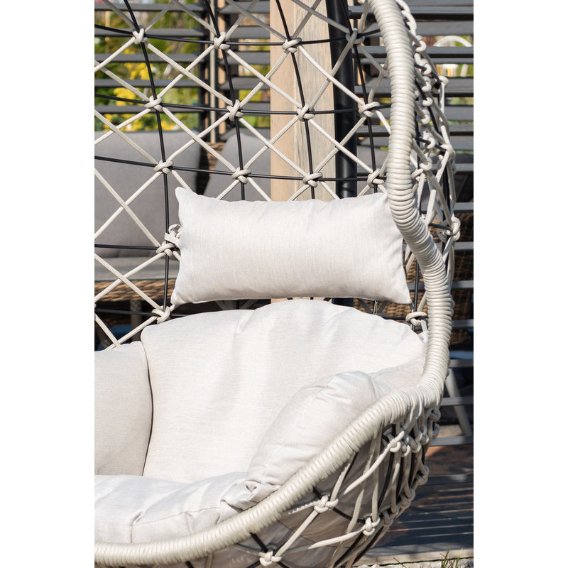 Hangende Coconstoel – Tuinstoel – Hangstoel – Relaxstoel – Outdoor Loungestoel – Weerbestendig Metalen Frame – Comfortabele Afneembare Kussens