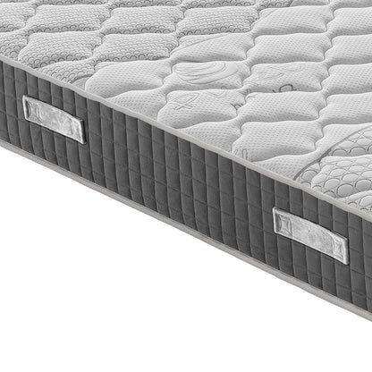 Memory Foam Mattress, 25 cm Height, 5 cm Thermal Memory, with Comfort Zones, Medium/Firm Support, Pressure Point Relief System, Maximum Breathability