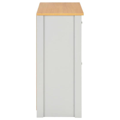 Sideboard 79x35x81cm grijs Removable storage practical