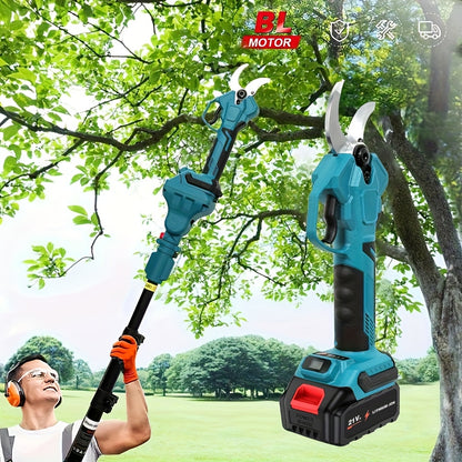 Elektrische Snoeischaar – Draadloze Snoeischaar – Takkenschaar – Tuinschaar – 18V Lithium-Ion batterij – Carbonstalen Messen