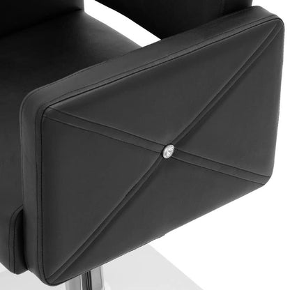 Physa CARLISLE Barber's Cosmetic Chair with Footrest - Black