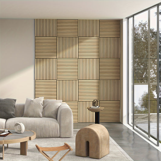 3D Wandpanelen – Wanddecoratie – Muurpanelen – Wandbekleding – Muurdecoratie – Khaki Riet – Natuurlijk Materiaal – Eenvoudig DIY Montagesysteem