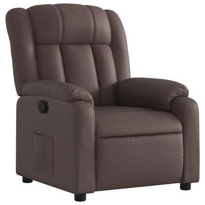 Elektrische Relaxstoel – Relaxfauteuil – Massagefauteuil – TV Stoel – Sta-op Stoel – Handmatig Verstelbaar – Kunstleer – Verstelbare Rugleuning tot 135 Graden