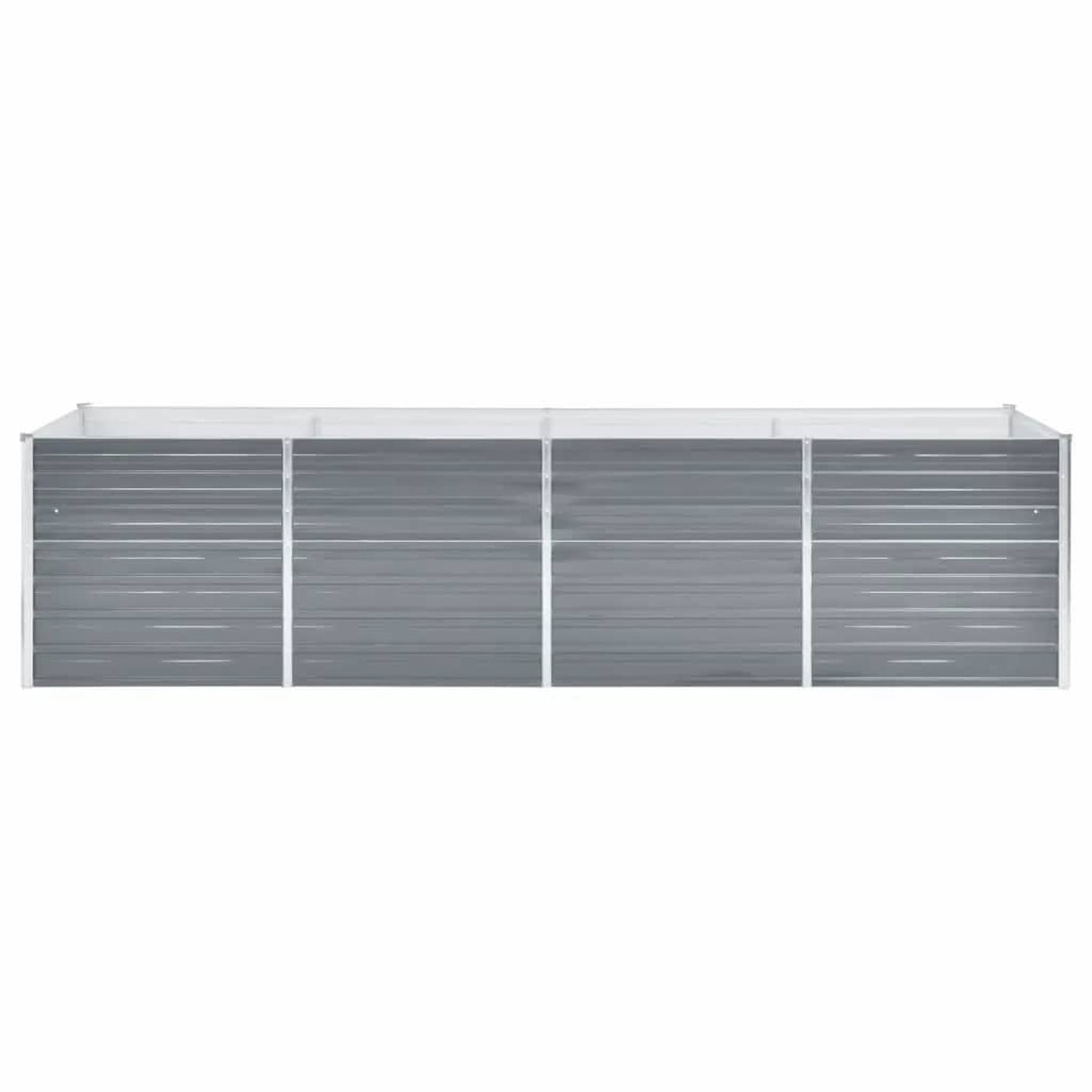 Verhoogd Plantenbed Tuin – Tuinbak Kweekbak Groei Bak Plantbak – Verhoogde Kweekbak – Metalen Plantenbak – Hoogte 77 cm – Gegalvaniseerd Staal – Groot 320x80 cm – Weerbestendig Buitengebruik