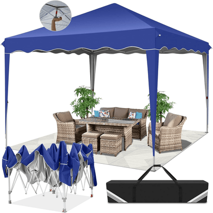Partytent – Paviljoen – Gazebo – Feesttent – Tuintent – Opvouwbaar – Waterdicht – UV-bescherming 50+ – 3x3 meter – Hoogte Verstelbaar