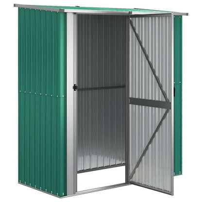 Tuinschuur – Buitenschuur – Opslagbox – Gereedschapsschuur – Buitenberging – Weerbestendig Gegalvaniseerd Staal – Ruim 180x97x210 cm – Mobiel Met Verwijderbare Panelen