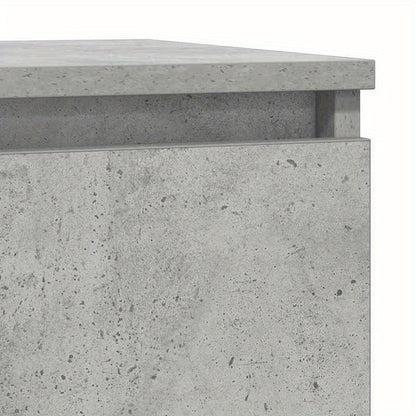 Sideboard met lade 71x35x84cm chipboard concrete gray Practical and removable