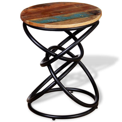 Side table old wood massive Practical and sturdy