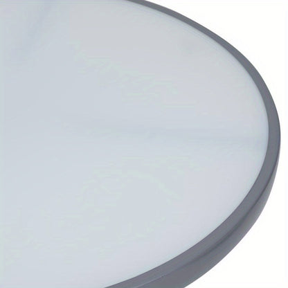 Bistrotafel – Tuintafel – Balkon Tafel – Terrastafel – Buiten Tafel – Aluminium – Rond – Lichtgewicht & Ruimtebesparend – Stevige Metalen Poten