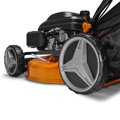 Grasmaaier – Robotmaaier – Accu grasmaaier – Zitmaaier – Zelfrijdend – 225cc Benzinemotor – 51 cm Maaibreedte