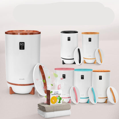 Handdoekwarmer – Handdoekverwarmer – Elektrische Handdoekdroger – Handdoekdroger – Warmtecabine – Timer 15-60 Minuten – Fragrancefunctie – Automatische Uitschakeling – Cherry Afwerking