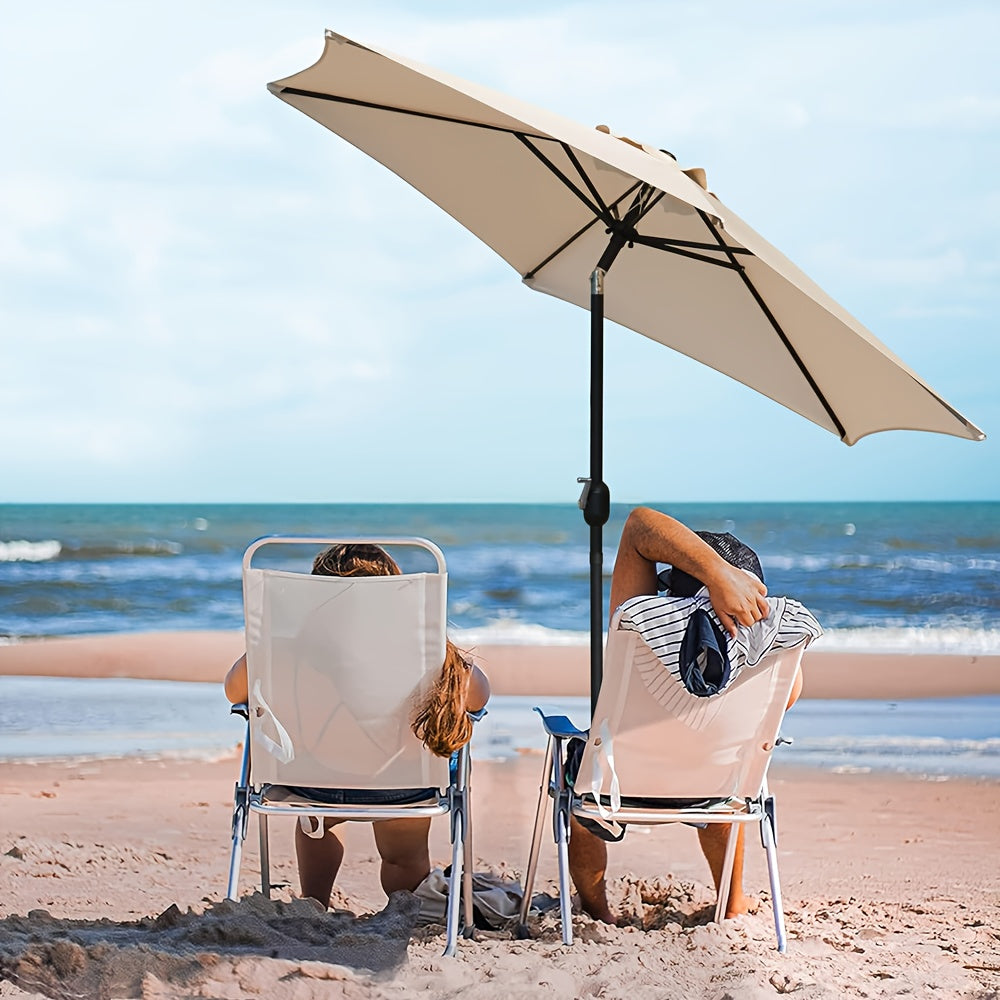 360° Draaibare Zweefparasol – Grote Vierkante Buitenparasol met Sterk Ijzeren Frame – Machinewasbare Doek in Beige, Rood, Khaki, Donkergroen of Grijs – Voor Tuin, Terras, Café of Markt