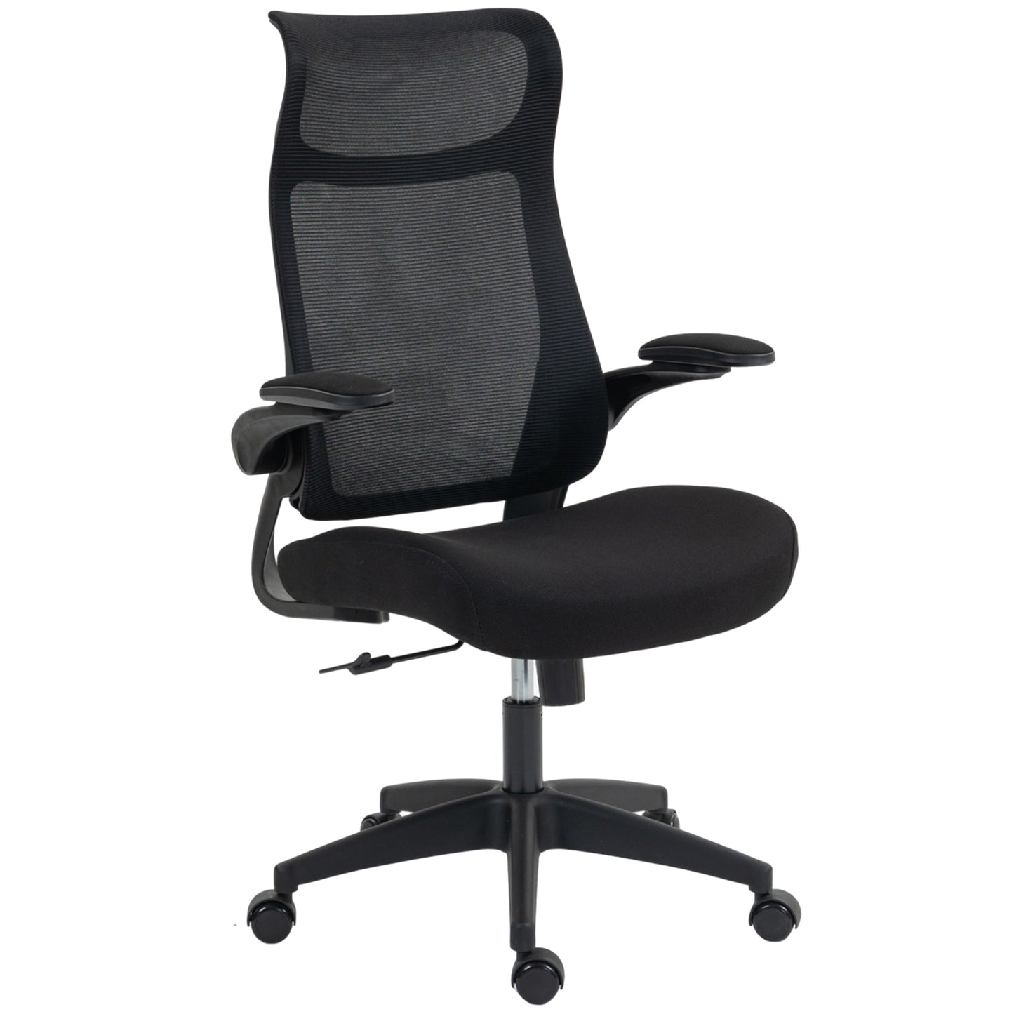 Bureaustoel – Ergonomische Stoel – Office Chair – Gamestoel – Computerstoel – 3D-Verstelbare Armleuningen – Mesh Rugleuning – S-vormige Rugsteun – Kantelfunctie – Zwart