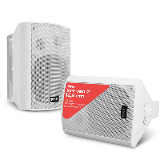 Draadloos Bluetooth Luidsprekersysteem – Wireless Speaker – Bluetooth Speaker – Indoor Speaker – Outdoor Speaker – Wit – Waterbestendig – 300 Watt Groot Vermogen