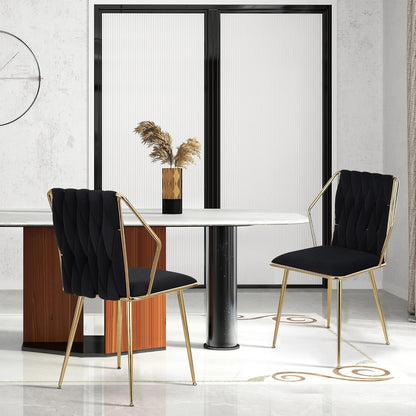 Eetkamerstoelen – Stoelen – Kuipstoelen – Keukenstoelen – Meubels – Gestoffeerd – Metalen Onderstel – Fluwelen Bekleding – Max Draagvermogen 150 kg