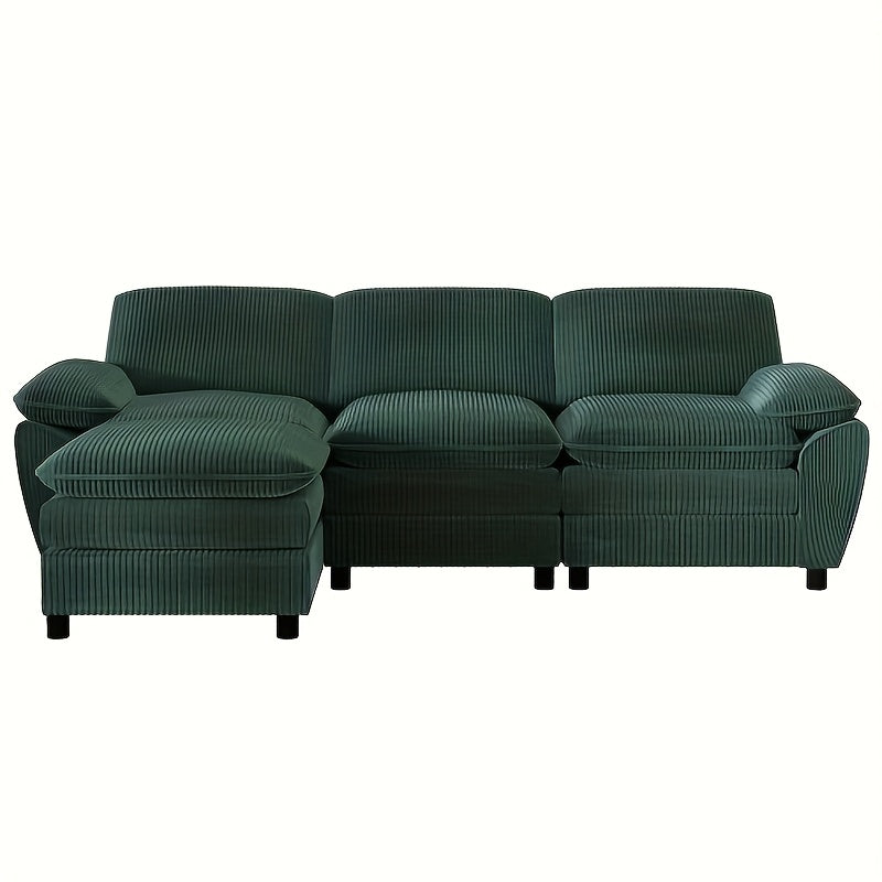 Slaapbank – Bedbank – 2-Zits Bank – Klapbank – Bankbed – Groen – Compact – Makkelijk Om te Bouwen – Pluche Kussens
