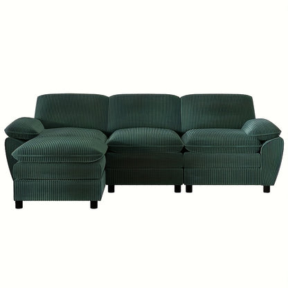 Slaapbank – Bedbank – 2-Zits Bank – Klapbank – Bankbed – Groen – Compact – Makkelijk Om te Bouwen – Pluche Kussens