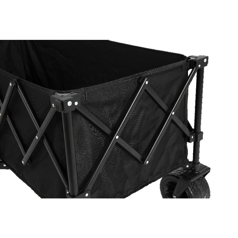 Opvouwbare Bolderwagen – Transportkar – Tuinkar – Strandwagen – Vouwwagen – All-Terrain Wielen – 99,79 KG Draagkracht – Stabiel Metalen Frame