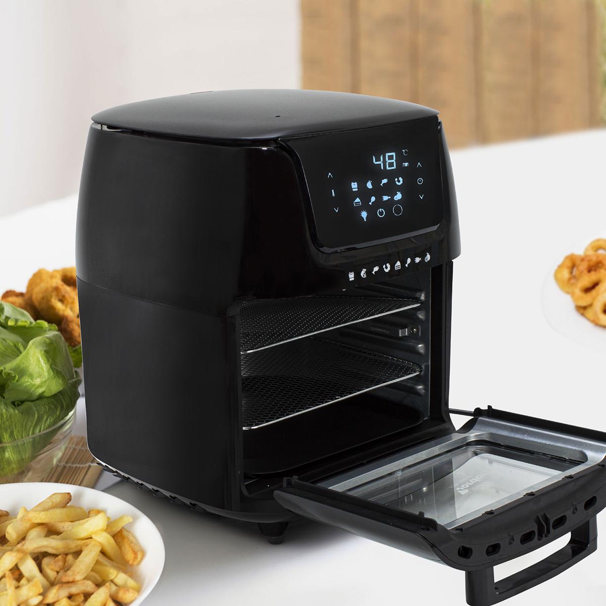 Airfryer – Heteluchtfriteuse – Airfry Oven – Digitale Friteuse – 15L Capaciteit – 1800 Watt – 8 Kookprogramma’s – Touchscreen Display