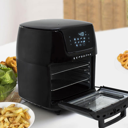 Airfryer – Heteluchtfriteuse – Airfry Oven – Digitale Friteuse – 15L Capaciteit – 1800 Watt – 8 Kookprogramma’s – Touchscreen Display