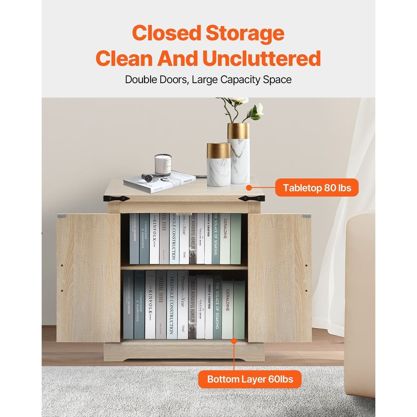 Rotan Salontafel – Rattan Tafel – Koffietafel – Bijzettafel – Houten Tafel – Rechthoekig – Met Ingebouwde Stopcontacten en USB-poorten – 61 cm Breed