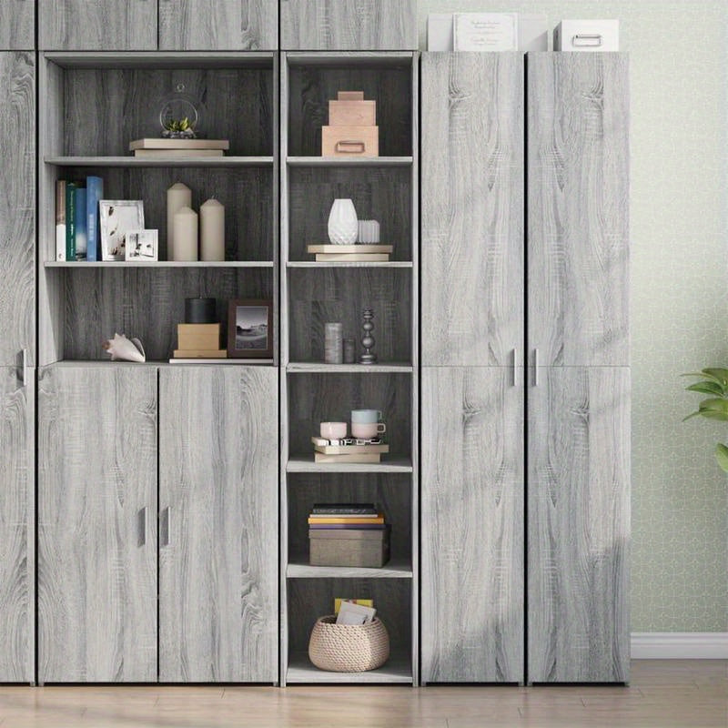 Modern Tall Cabinet 40x41x185cm - Engineered Wood Sonoma Oak Suitable for Hallway, Bedroom,, - Assembly, Space-Saving Vertical, Modern Furniture