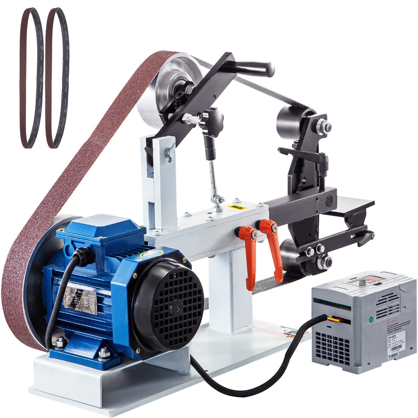 Bandschuurmachine – Bandschuurapparaat – Schuurmachine – Schuurbandmachine – Tafelbandschuurmachine – 1500W Vermogen – Instelbare Snelheid 0-2800 RPM