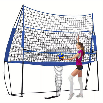 Volleybalnet – Trainingsnet – Oefennet – Volleyball Trainingsnet – Sportnet – Verstelbare Hoogte – Nylon Met Stalen Frame