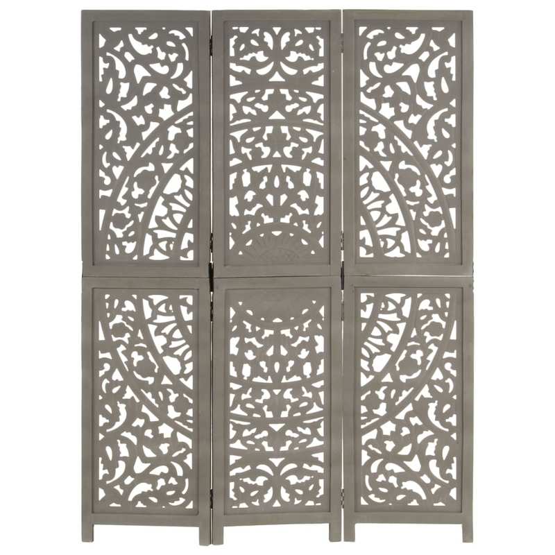 Kamerscherm – Room Divider – Scheidingswand – Paravent – Room Partition – Vouwbaar – Massief Mangohout – 120x165 cm – Lichtgewicht & Duurzaam