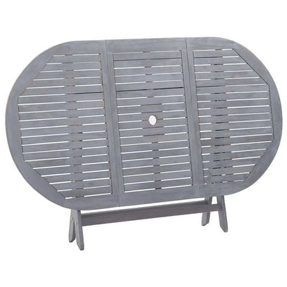 Tuintafel Inklapbaar – Opvouwbare Tuinset – Buitentafel – Picknicktafel – Campingtafel – Stevig Acaciahout – 160x85x75 cm