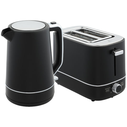 Waterkoker – Waterkoker Set – Broodrooster – Elektrische Waterkoker – Ontbijtset – 1,7 Liter Inhoud – 6 Bruiningsniveaus