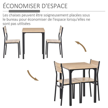 Bistro Set – Balkonset – Tuinmeubel Set – Tafel Met Stoelen – Bistro Meubel Set – Compact Formaat – Weerbestendig Metaal
