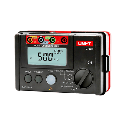 Multimeter – Meetinstrument – Spanningsmeter – Weerstandsmeter – Doorgangstester – 250/500/1000 V Isolatietest – Compact Met Draagtas