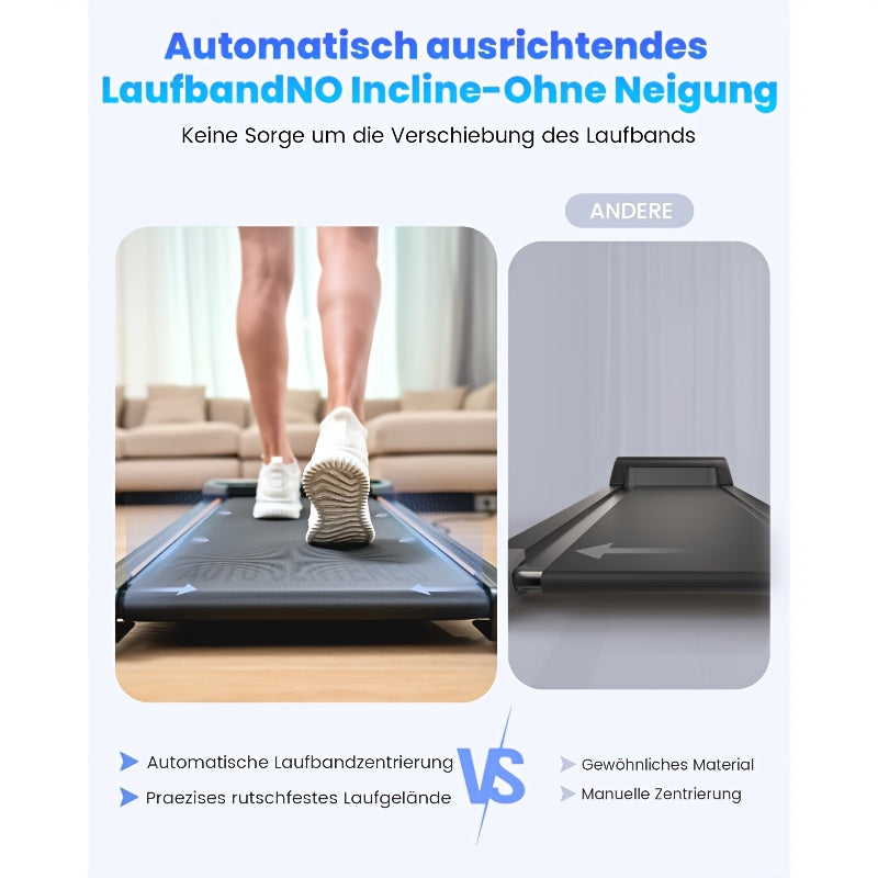 Loopband – Walking Pad – Wandelband – Hardloopband – Treadmill – Stil 2,5 PK Motor – Inklapbaar Met 15° Hellingsfunctie