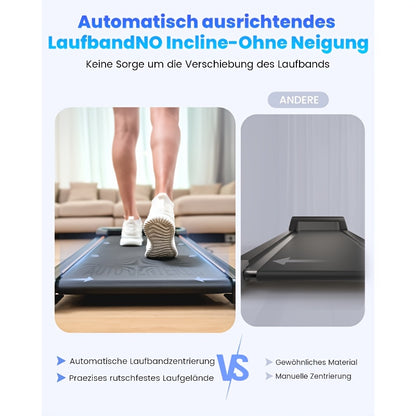 Loopband – Walking Pad – Wandelband – Hardloopband – Treadmill – Stil 2,5 PK Motor – Inklapbaar Met 15° Hellingsfunctie