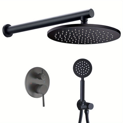 Thermostatic shower mixer Shower set Shower system Rain shower head Handheld shower head Concealed installation, Bathroom Upgrade, Minimalist Style, Wallmounted Shower, Shower Mixer Valve, Homeowners, Contractors