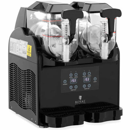 Slushmachine – Slush Puppie Maker – Granitor – Ijsmachine – Slush Puppy Machine – Dubbele 2 x 3L Tanks – Krachtige 380W Koeling
