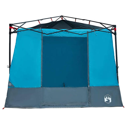 Tent – Kampeertent – Familietent – Outdoor Tent – Pop-up Tent – Waterdicht – Vlamvertragend – 6 Personen – Blauw – Met Rits – Ademend Mesh