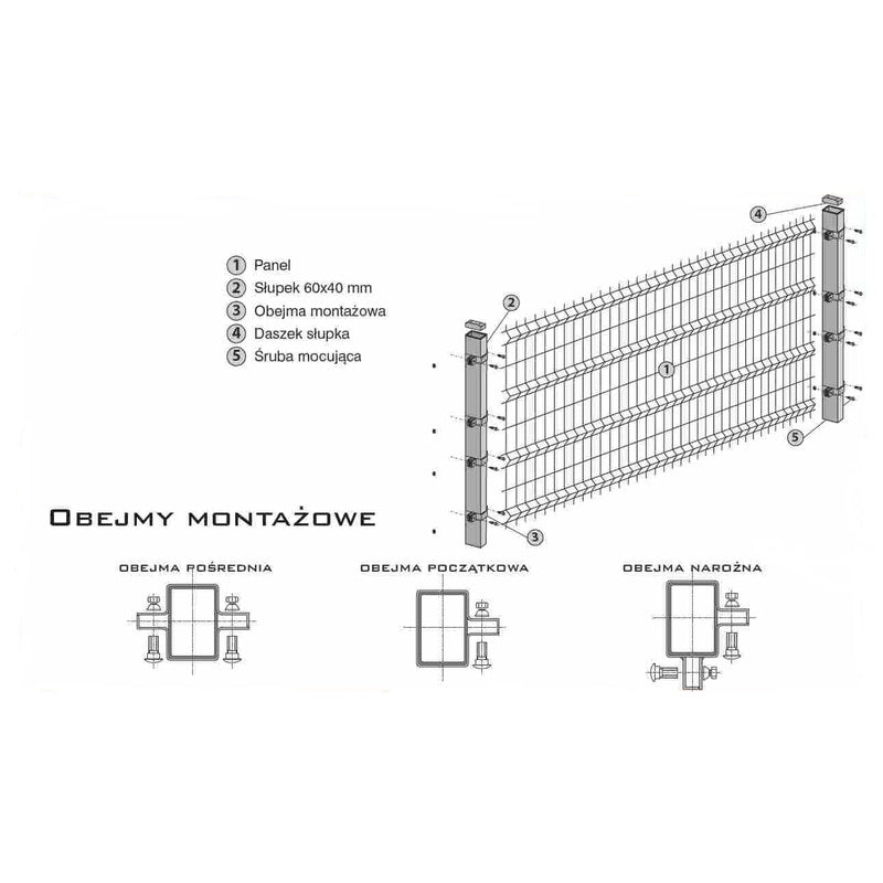 FENCE PANEL 2500X1530Mm 3W/H 4MM GALVANIZED