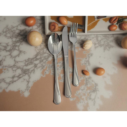 Cutlery in The Suitcase | 72pcs | 12 People | Stainless Steel | Fork | Spoon | Knife | SATIN 2232D