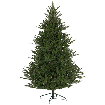 Kerstboom Kunstkerstboom Kunstboom Nepboom Dennenboom – 183 cm Hoog – Brandvertragend Kunststof – Snelle Montage Met Metalen Standaard