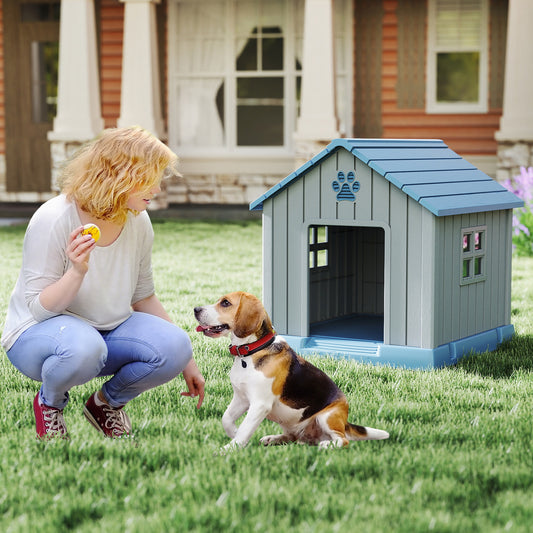 Hondenhok – Hondenhuis – Hondenhokje – Doghouse – Hondenverblijf – Waterdicht Kunststof – Geïsoleerd Met Ventilatie