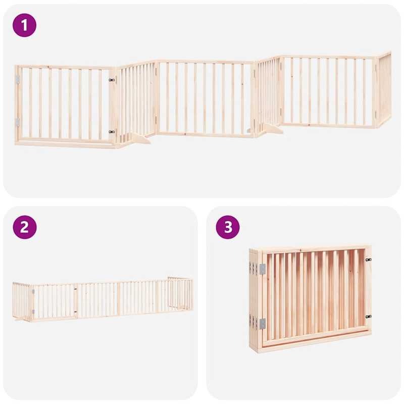Hondenren – Hondenhek – Hondenafzetting – Hondenkooi – Hondenomheining – Populierenhout – Inklapbare Deur Met Slot – Weerbestendig En Stevig
