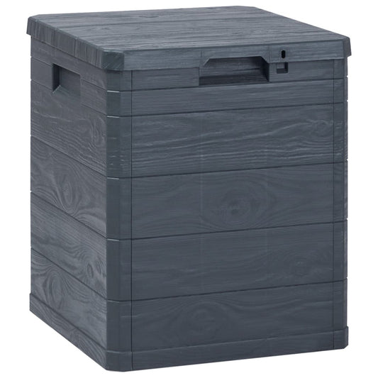Tuinkist – Opbergbox – Tuinbox – Opbergkist – Afsluitbare Opbergbox – 90 Liter Inhoud – Weerbestendig Met Houtlook