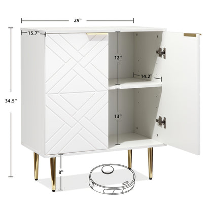 Hal Kast – Halkast – Halmeubel – Garderobekast – Opbergkast – Mat Zwart – 2 Deuren – Compact 74 cm Breed