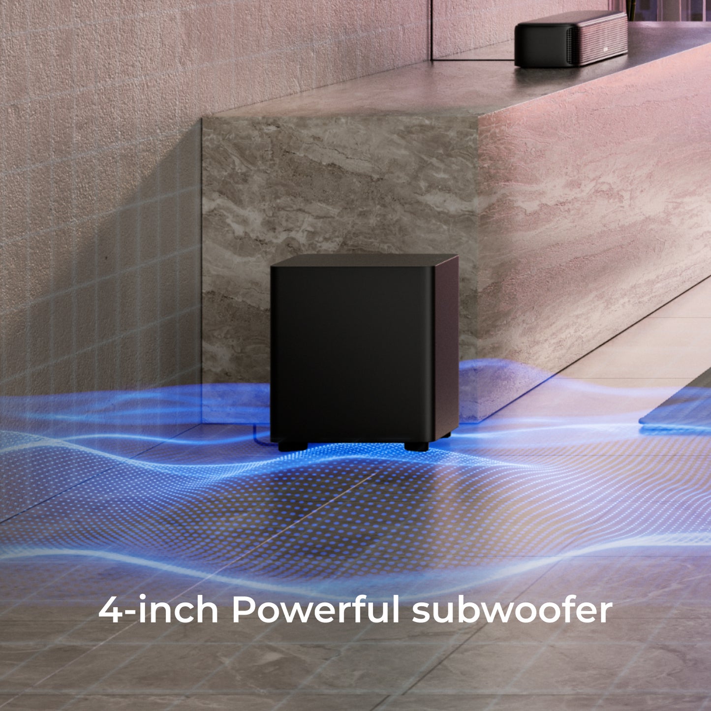 5.1 Surround Sound Systeem – Soundbar – Home Cinema Systeem – TV Geluidssysteem – Draadloos Speaker Systeem – Dolby Atmos – Subwoofer Met Bassboost – App Met 121 Geluidsinstellingen
