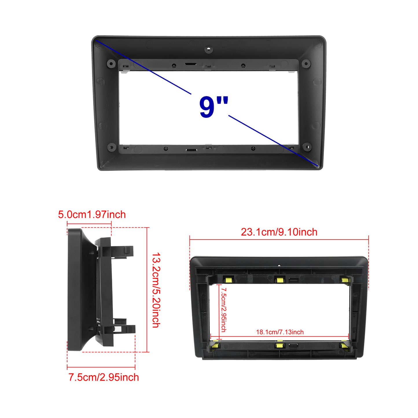 Multimedia Ontvanger Opel – Auto Radio – Navigatiesysteem – Touchscreen – CarPlay Android Auto – 9 Inch Scherm – Wireless Connectiviteit + Achteruitrijcamera